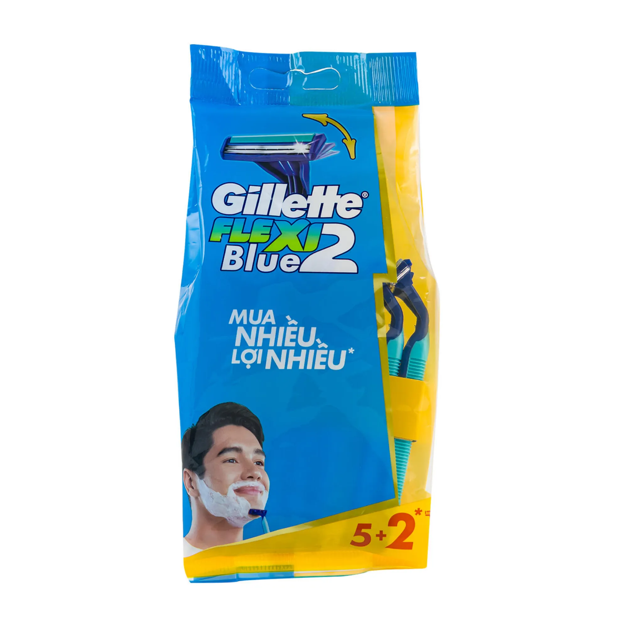 Gillette 5+2pk Blue Flexi Razor