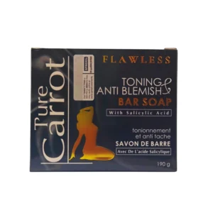 PURE CARROT FLAWLESS TONING ANTI BLEMISH BAR SOAP