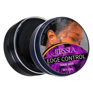 Jiessia Gel Wax Black - Strong Hold Styling Hair Product 130gr