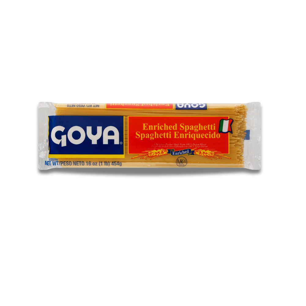 Goya Enriched Spaghetti 16 oz pack made from premium durum semolina