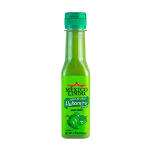 Mexico Lindo Habanero Green Hot Sauce 5 oz – authentic Mexican green habanero hot sauce