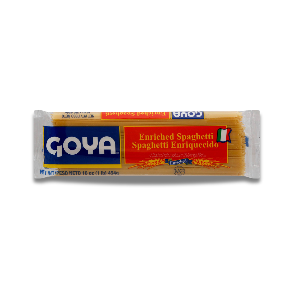 Goya Enriched Spaghetti 16 oz pack made from premium durum semolina