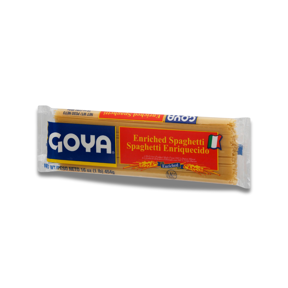Goya Enriched Spaghetti 16 oz pack made from premium durum semolina
