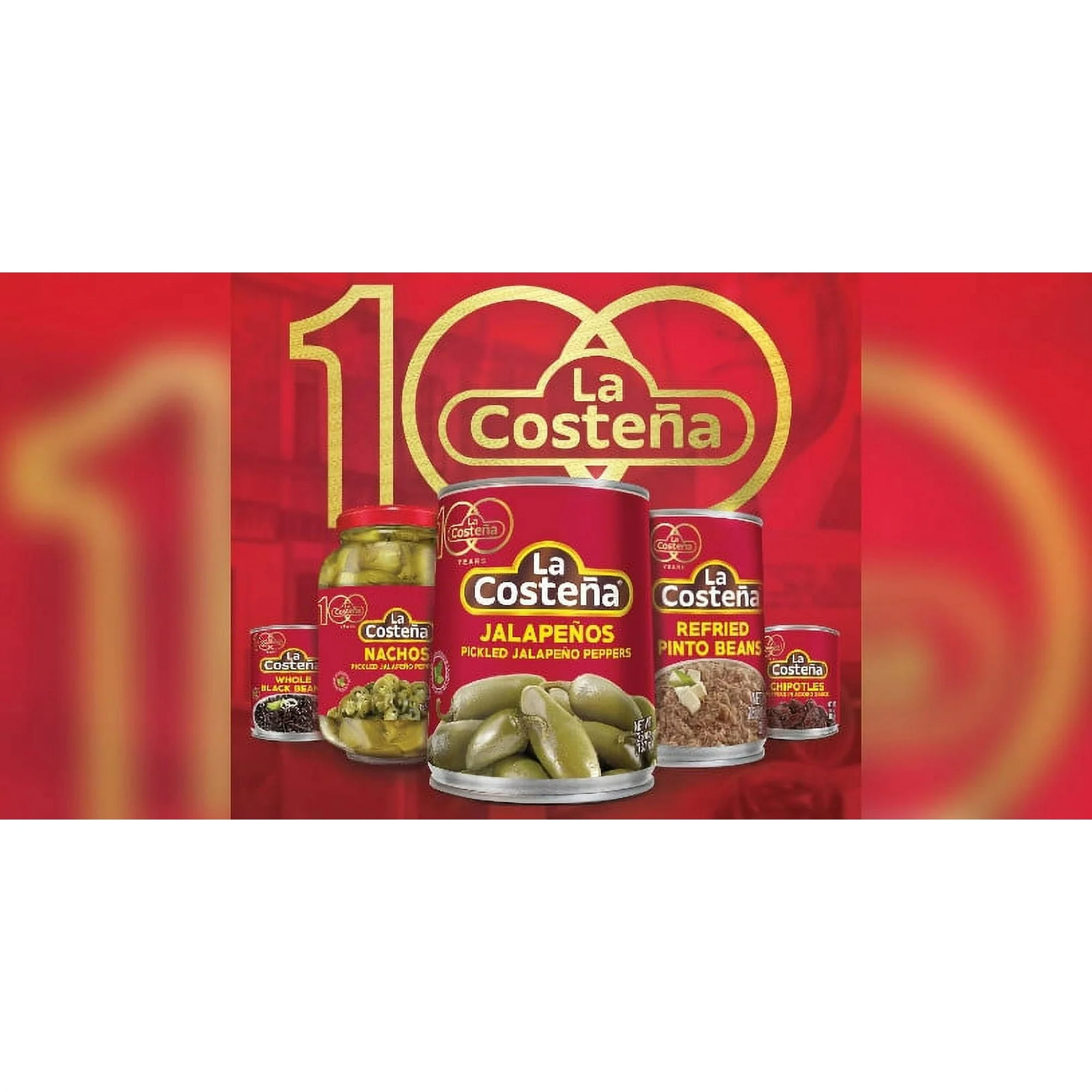 La Costeña Refried Pinto Beans 20.5 oz – Smooth & Authentic Mexican Flavor