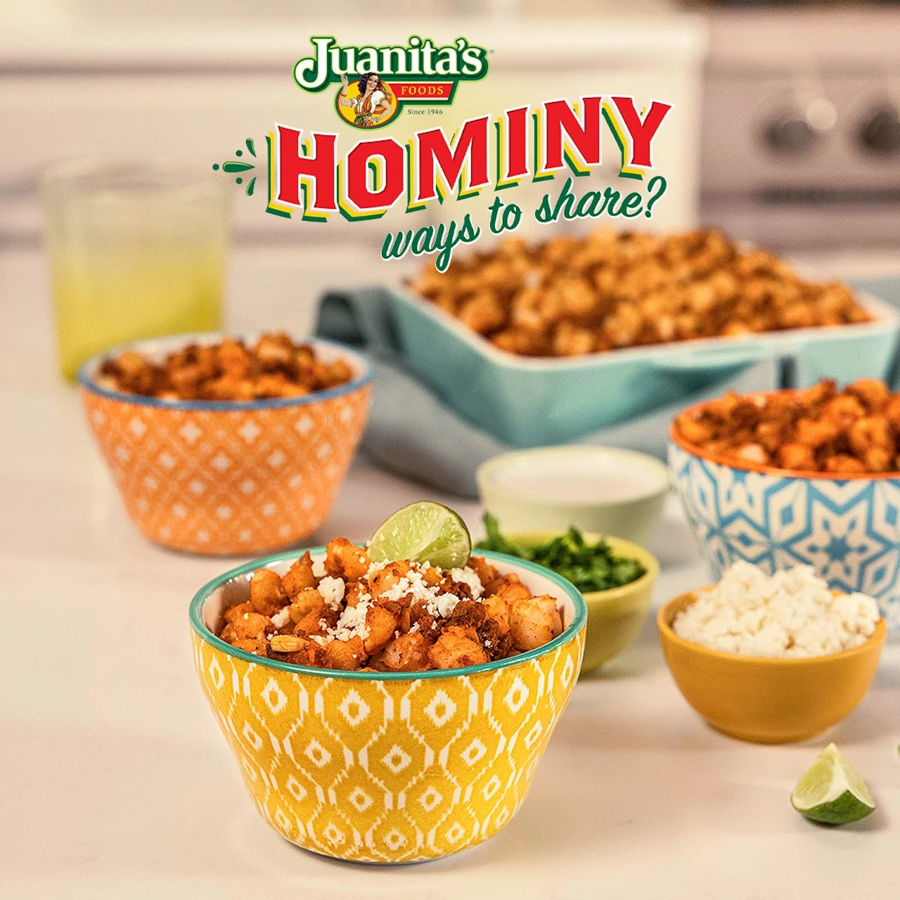 Juanita’s Foods Mexican Style Hominy 110 oz Can – Authentic Mexican Corn