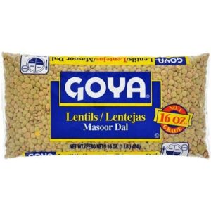Goya Lentils 16 oz protein-rich dried legumes
