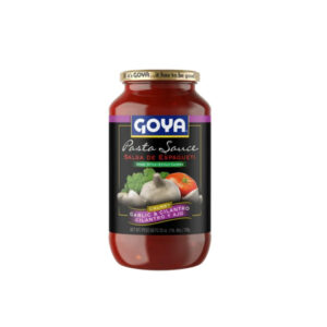Goya Foods Garlic & Cilantro Pasta Sauce 709g Jar – Bold, All-Natural Flavor