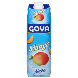 Goya Mango Nectar 33.8 fl oz Bottle – Tropical Mango Drink with Vitamin C