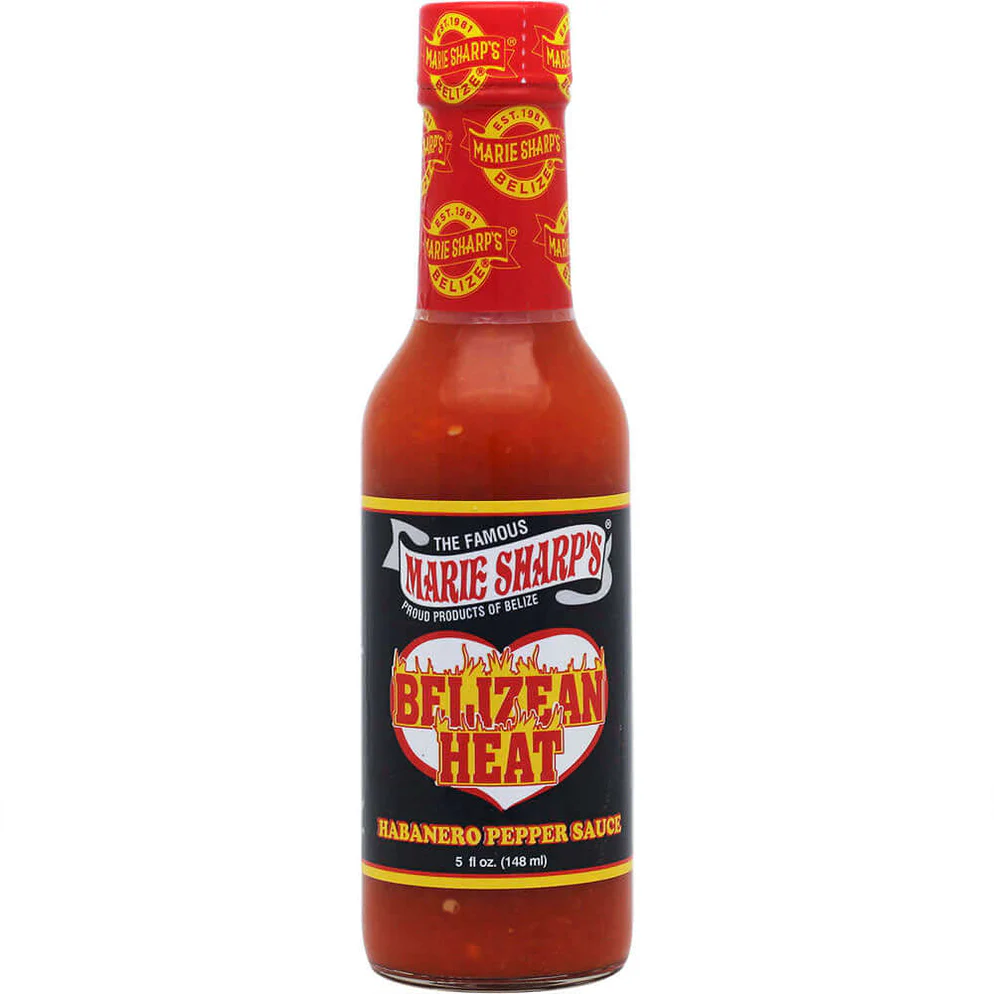 Marie Sharp's Belizean Heat 5 oz – hot habanero and tomato sauce for meats, tacos, eggs, and vegetables