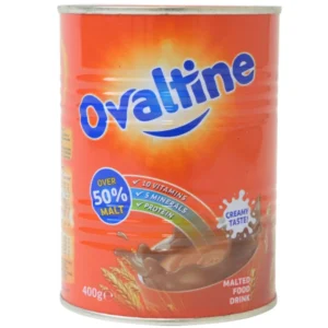 Ovaltine Cocoa Drink 400g – Nutritious chocolate malt powder for hot or cold drinks