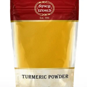Spicy World Turmeric Powder 7oz Bag – Pure Indian Turmeric with Curcumin