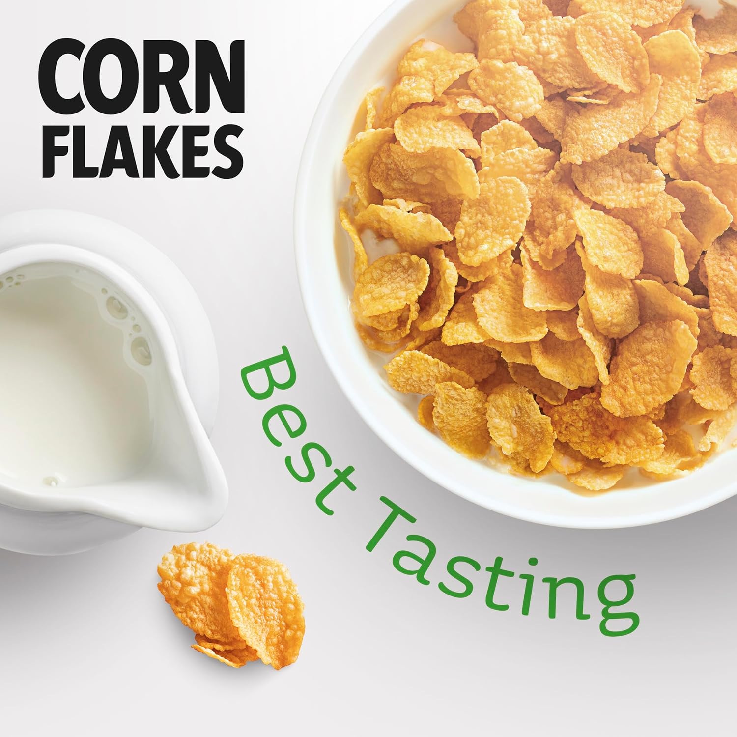 Kellogg’s Corn Flakes Breakfast Cereal 1 kg pack – crunchy and nutritious morning cereal