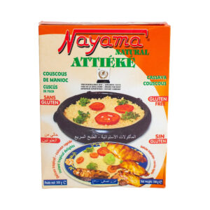 Nayama Natural Attieke 300g pack of gluten-free cassava couscous from Ivory Coast