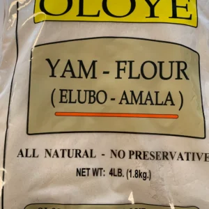 Elubo Amala Yam Flour 4lb – authentic Nigerian yam flour for ewedu, gbegiri, egusi soups