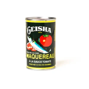 Geisha Mackerel in Tomato Sauce can – tender mackerel fillets in rich tomato sauce