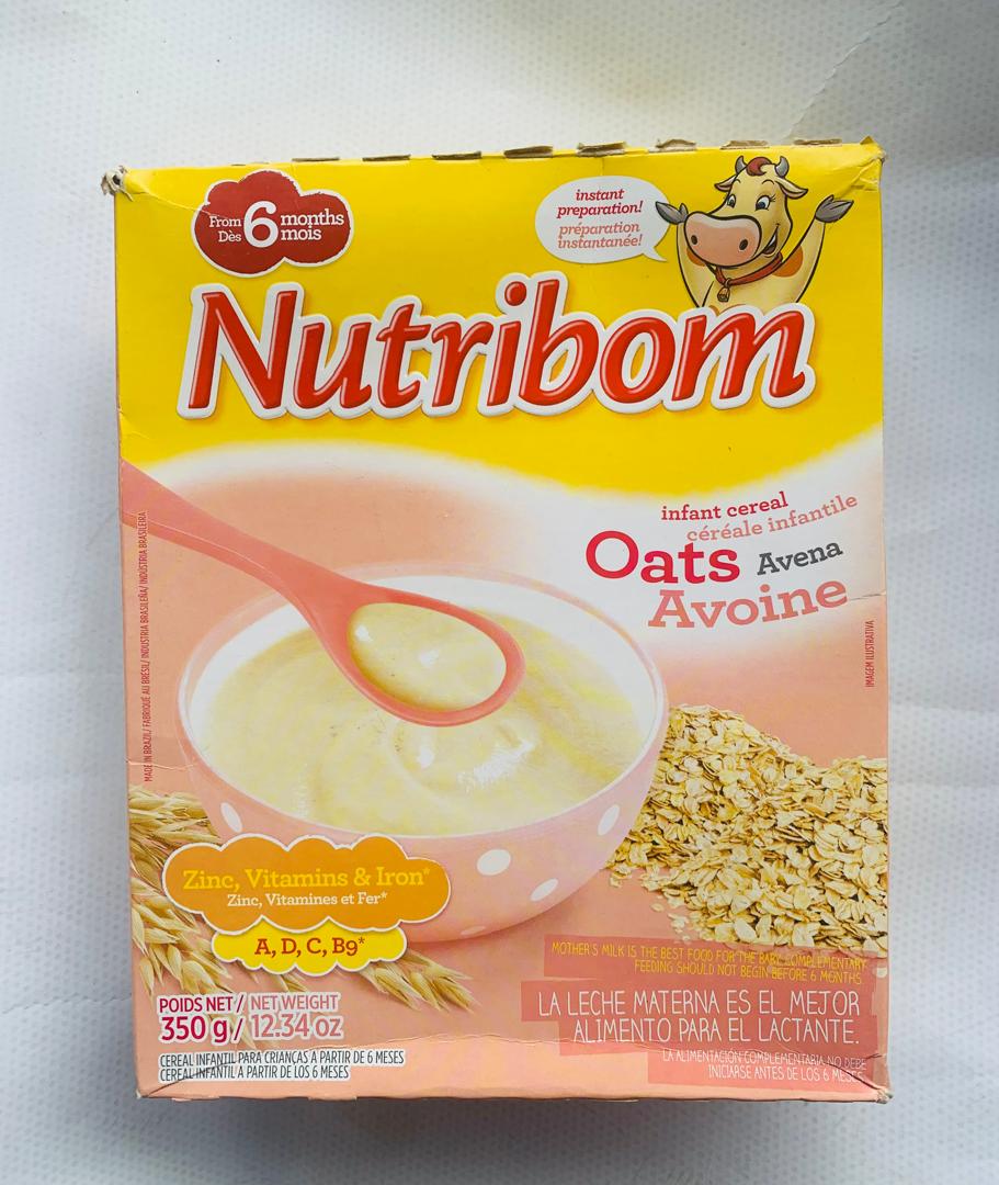 Nutribom Infant Cereal Oats 350g – Nutritious Baby Cereal for 6 Months and Above - Image 3