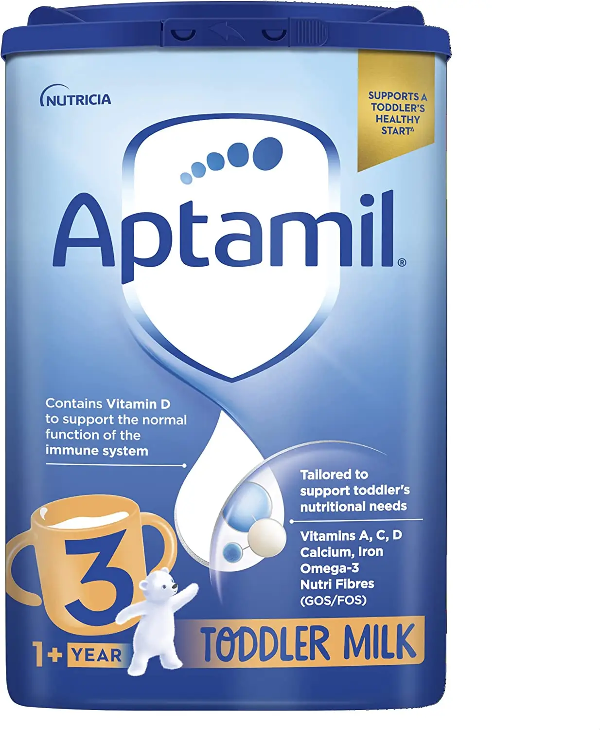Aptamil Stage 3 Growing Up Milk Toddler Formula – Nutritionally Balanced Milk for 1–2 Year Olds - Image 3